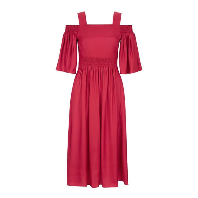 Hobbs London Red Sienna Dress