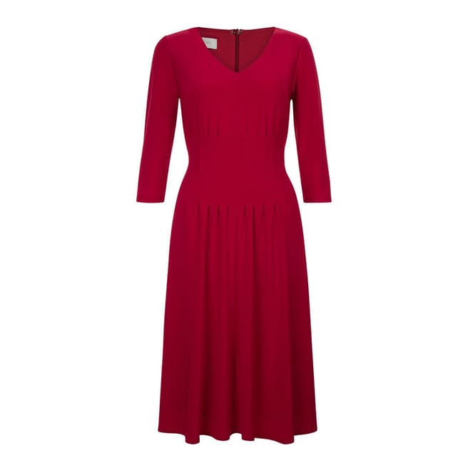 Hobbs London Red Venise Dress
