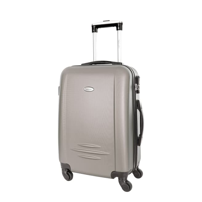 Travel One Beige Burlin 4 Wheel Suitcase 60cm