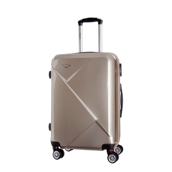 Travel One Beige Azul 8 Wheel Suitcase 60cm