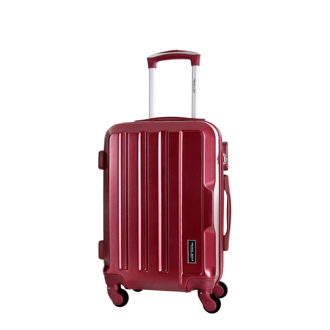 Travel One Burgundy Vilarosa 4 Wheel Suitcase 46cm