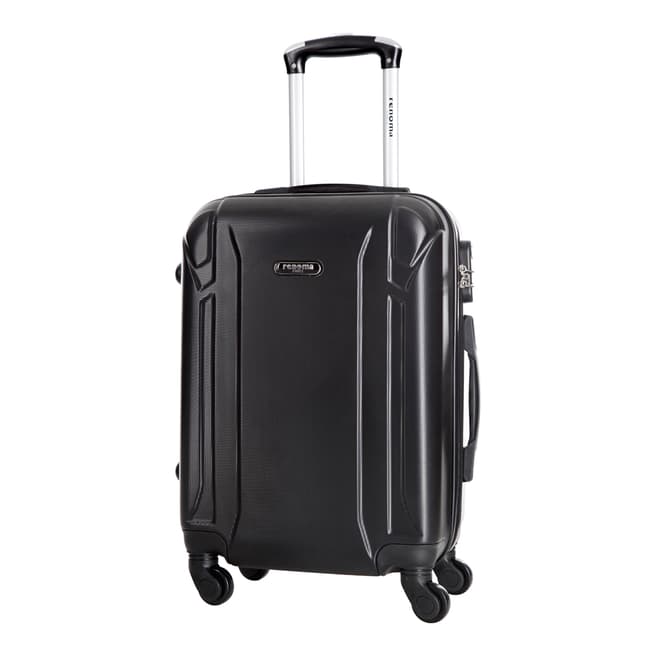 Renoma Black 4 Wheeled Magnum Levy Suitcase