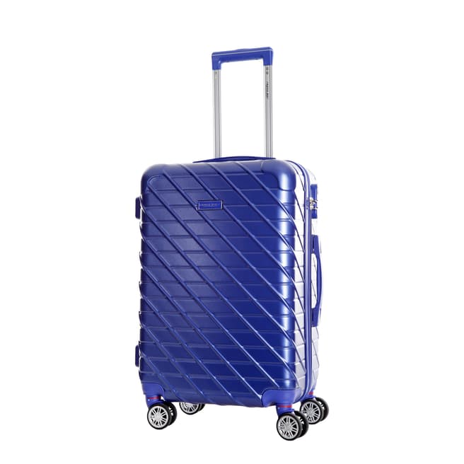 Travel One Blue Leiria 8 Wheel Suitcase 56cm
