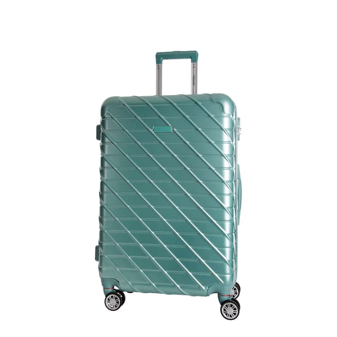 Travel One Green Leiria 4 Wheel Suitcase 46cm