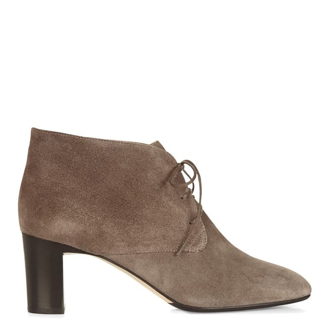 Hobbs London Mink Suede Patricia Ankle Boots 