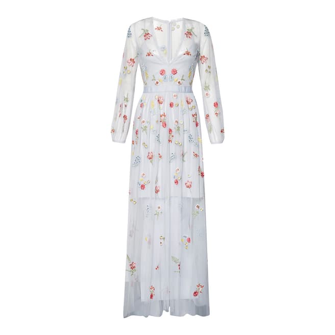 French Connection Sea Breeze Christy Bloom Maxi Dress 
