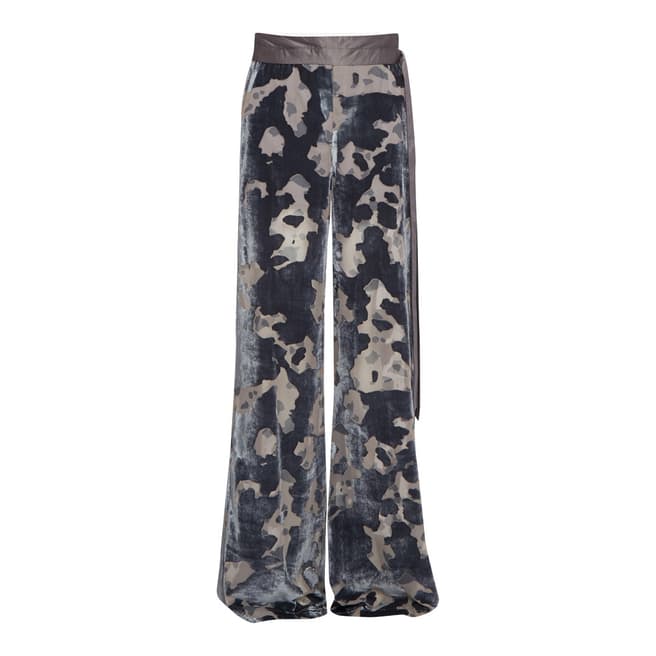 French Connection Dark Bonfire Blue Flared Trousers