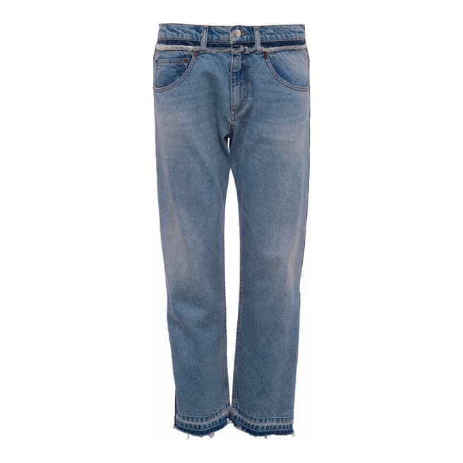 French Connection High Rise Cropped Straight Jeans