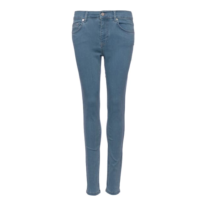 French Connection Powder Blue Rebound Skinny Jeans