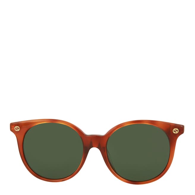 Gucci Womens Gucci Tortoise Sunglasses 53mm