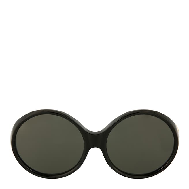 Saint Laurent Womens Saint Laurent Black/Green Sunglasses 60mm