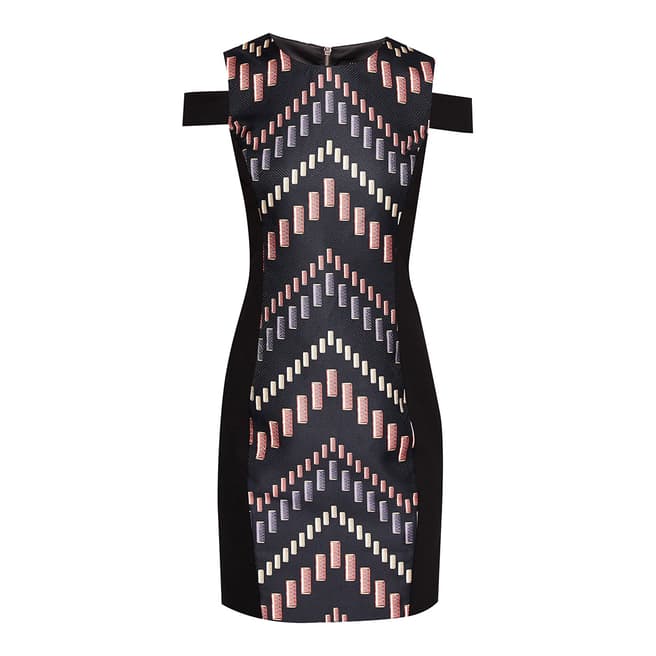 Ted Baker Multi Zyra Reel Cut-Out Bodycon Dress