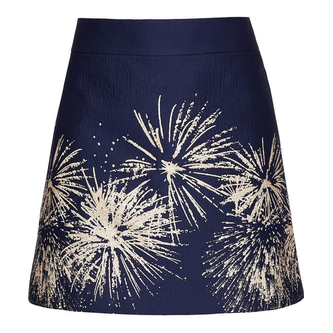 Ted Baker Blue Saphia Stardust Mini Skirt
