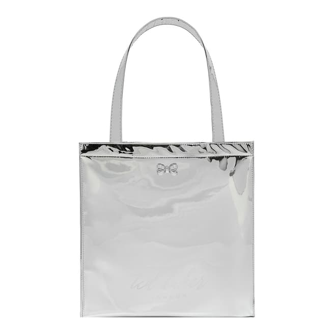 Ted Baker Silver Mirrored Small Icon Bag