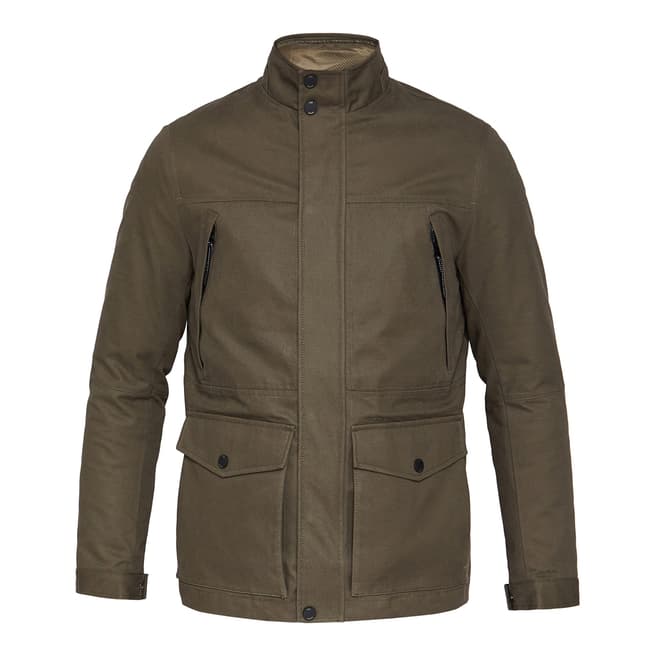 Ted Baker Khaki Nilson Quilted Field Jacket