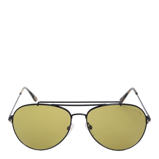 Tom Ford Men's Black Indiana Sunglasses 53mm
