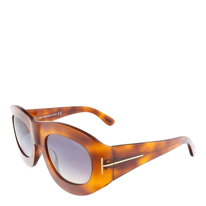 Tom Ford Women's Light Havana Mila Sunglasses 53mm