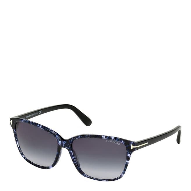 Tom Ford Women's Black/Purple Havana Sunglasses 59mm