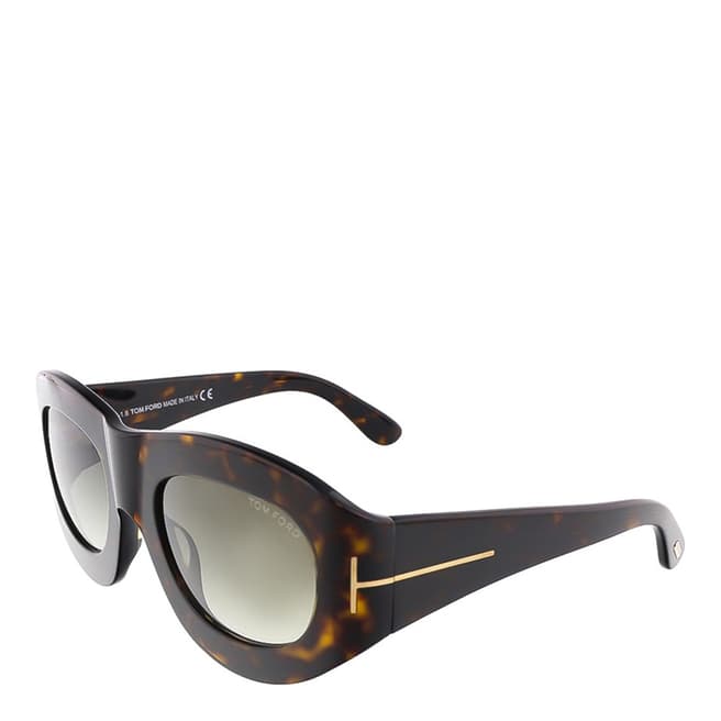 Tom Ford Women's Dark Havana Mila Sunglasses 53mm