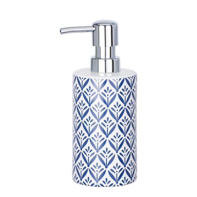 Wenko Lorca Ceramic Soap Dispenser, Blue