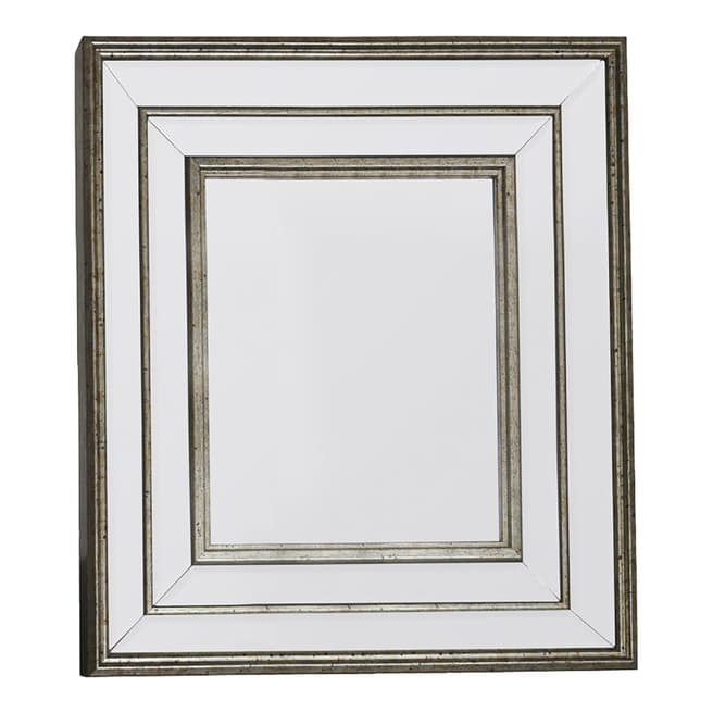 Gallery Living Silver Tanzi Mirror 32x38cm