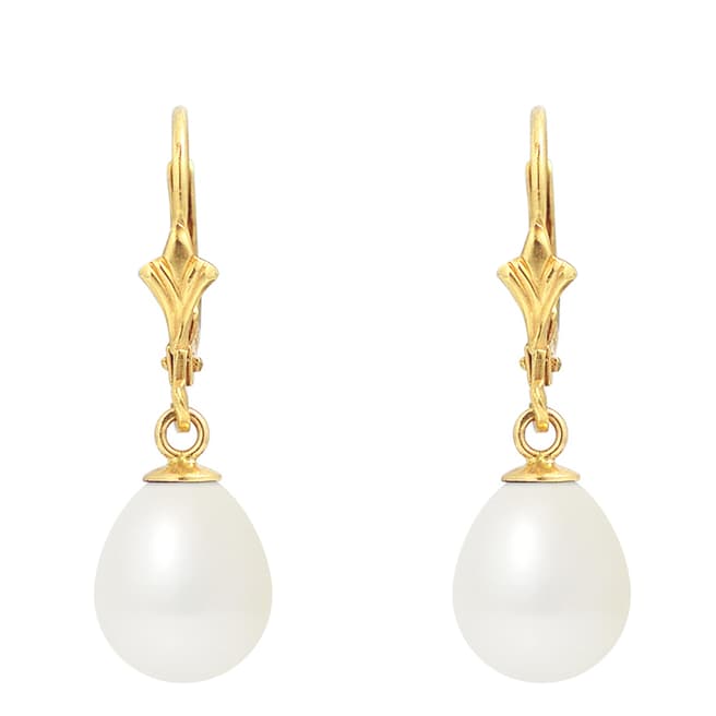 Ateliers Saint Germain Yellow Gold Freshwater Pearl Earrings