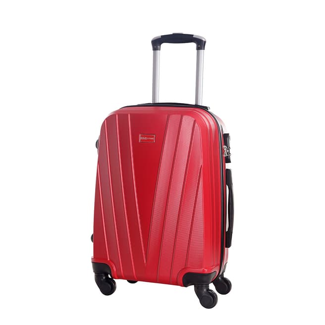 Bagstone Red Mystic 4 Wheeled Suitcase 60cm