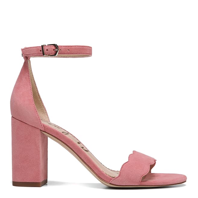 Sam Edelman Pink Suede Odila heeled sandal