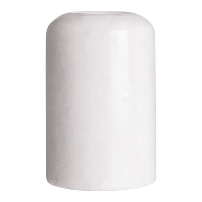 Premier Housewares White Marble Lamonte Small Tealight Holder
