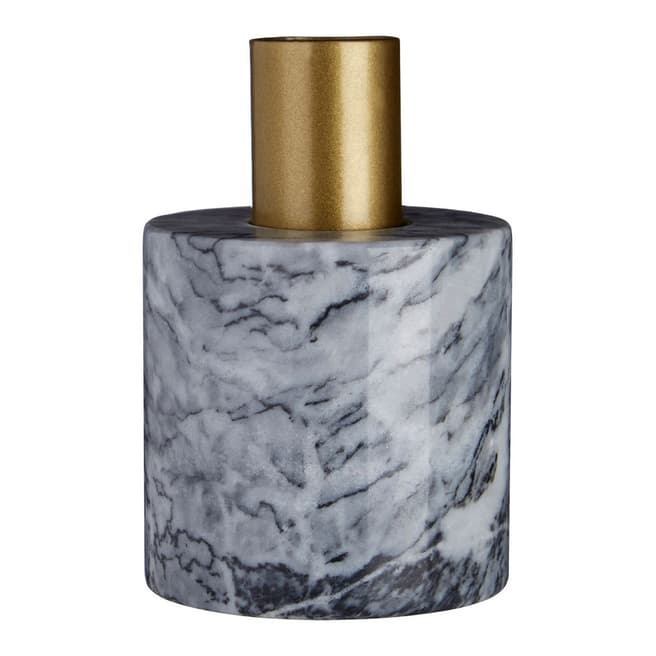 Fifty Five South Grey Marble Lamonte Candle Holder