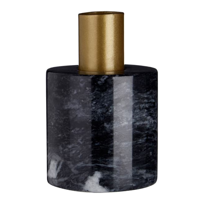 Fifty Five South Black Marble Lamonte Candle Holder