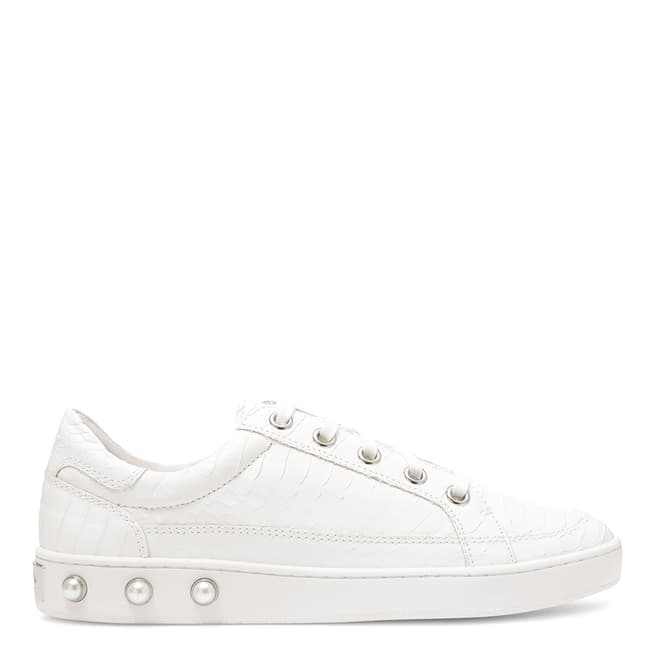 DKNY White Bali Pearl Sneakers