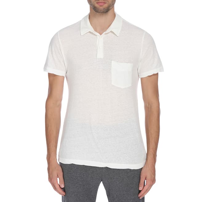 James Perse Knit Twill S/S Polo