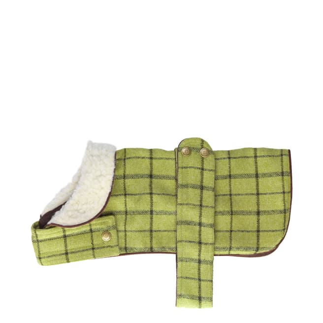House Of Paws Green M Tweed Jacket 30-35cm