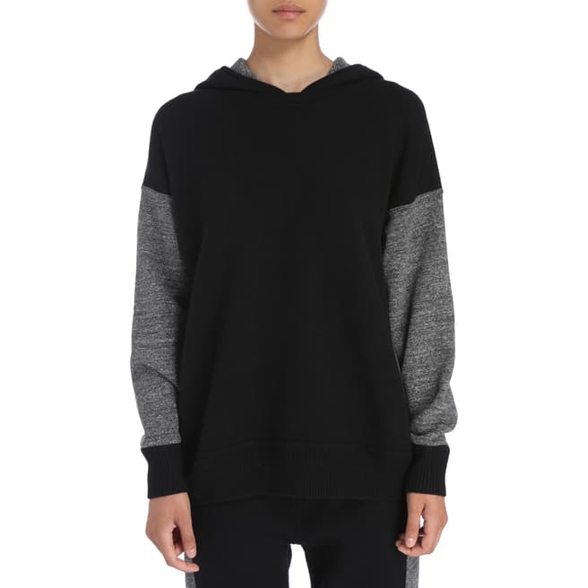 James Perse Black Fleece Cashmere Sweatshirt