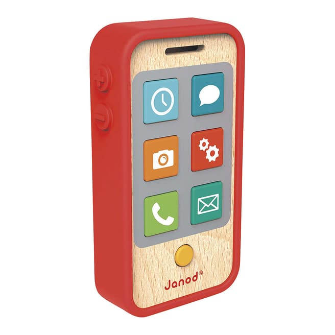 Janod Wooden Play Phone Toy