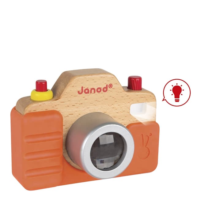 Janod Wooden Play Sound Camera Toy
