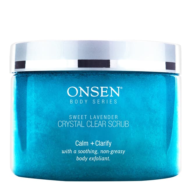 ONSEN Crystal Clear Salt Scrub, Lavender Spa