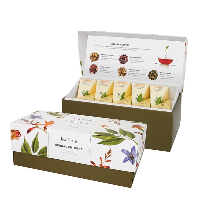 Tea Forte 20 Herbal Retreat Assortment Presentation Box