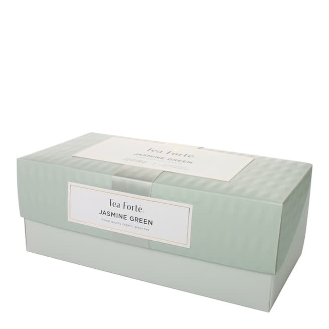 Tea Forte Presentation Box - Jasmine Green (20 count mixed pyramids)