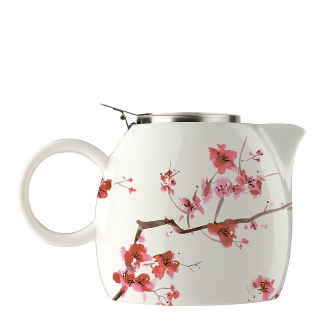 Tea Forte Cherry Blossom Pugg Teapot with Infuser