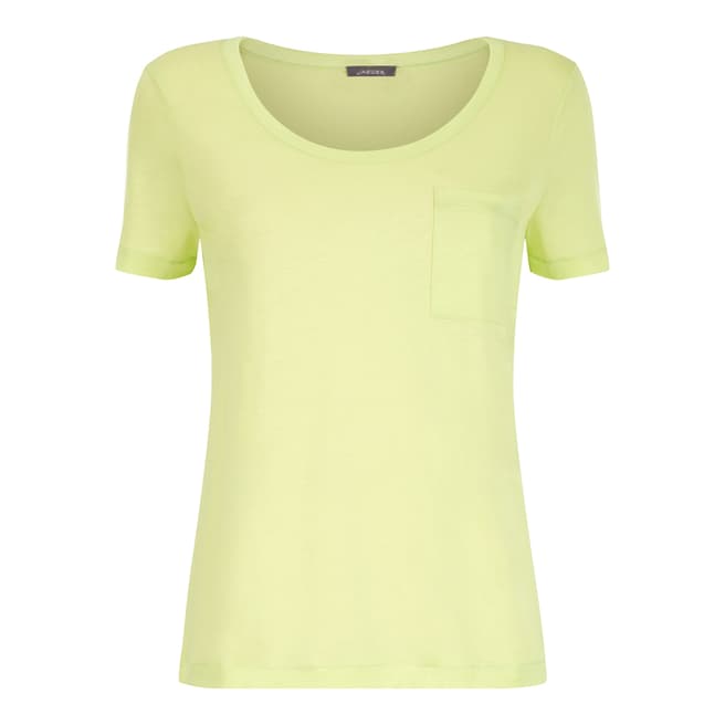 Jaeger Yellow Slouchy Jersey Top