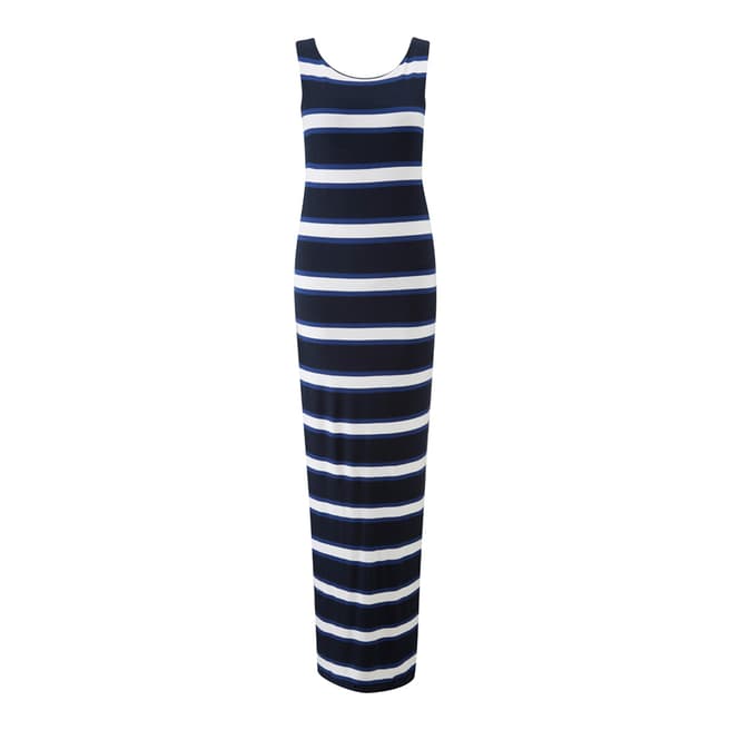 Henri Lloyd Blue Stripe Hope Sleeveless Maxi Dress 
