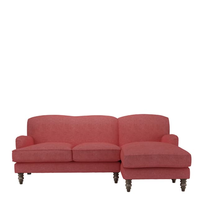 sofa.com Snowdrop Right Hand Facing Chaise Sofa in Flamingo Soft Wool
