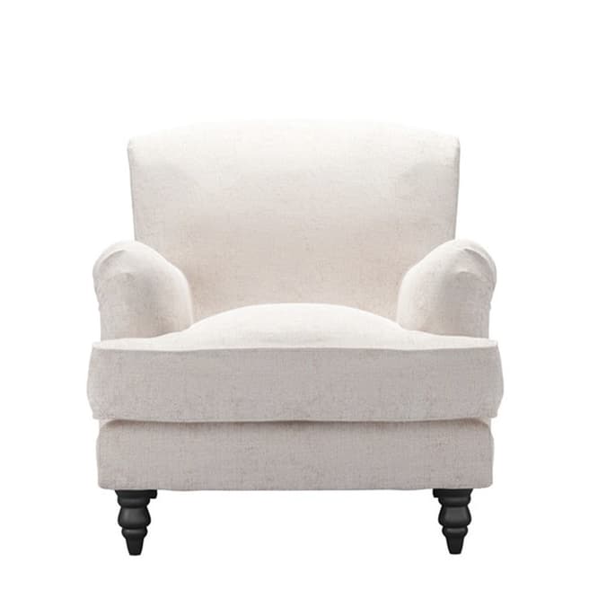 sofa.com Snowdrop Armchair in Antique Chenille- Rose Gold
