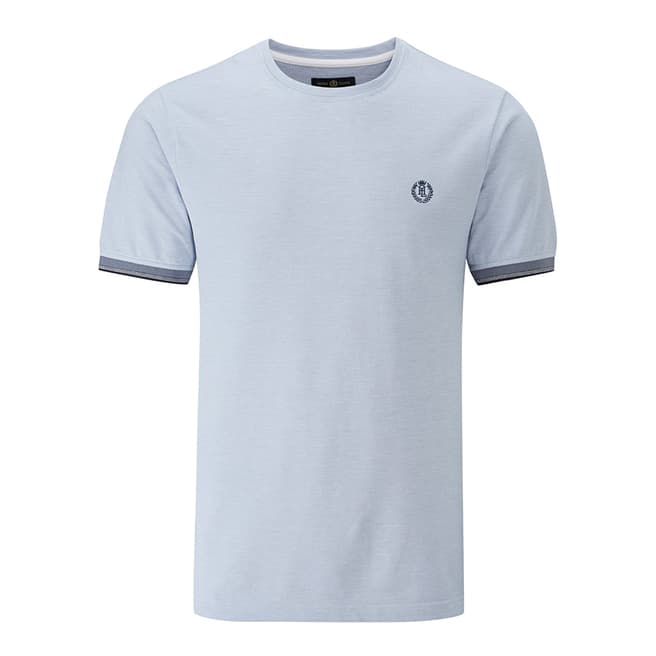 Henri Lloyd Blue Lackan Oxford Pique T-Shirt