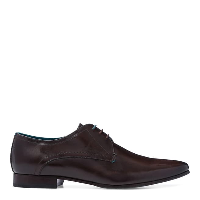 Ted Baker Brown Leather Teibor Derby Shoes 