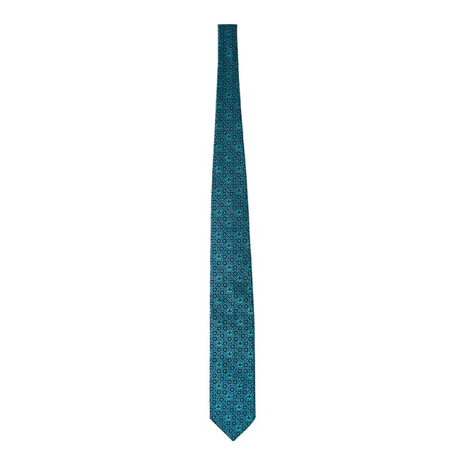 Vivienne Westwood Turquoise Floral Tie