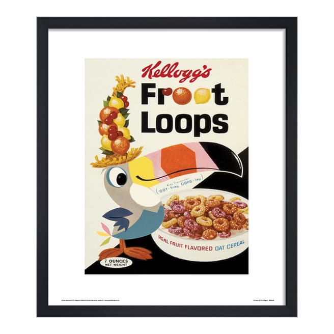 Vintage Kelloggs Fruit Loops 50x40cm