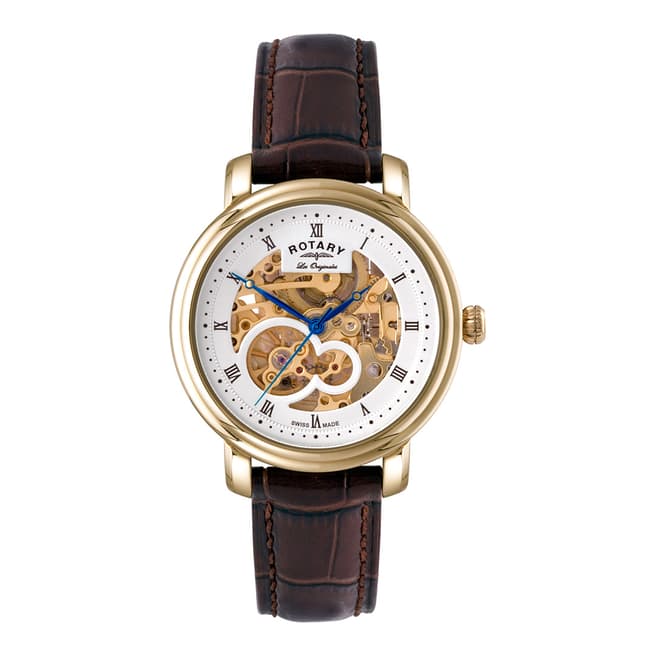 Rotary Men's Brown Les Originales Jura Gents Automatic Watch